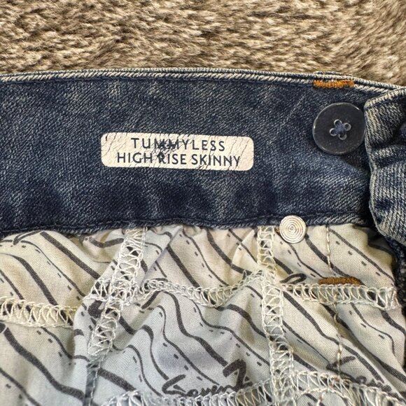 Seven7 Tummyless High Rise Skinny Jeans Sz 6 - Picture 8 of 11